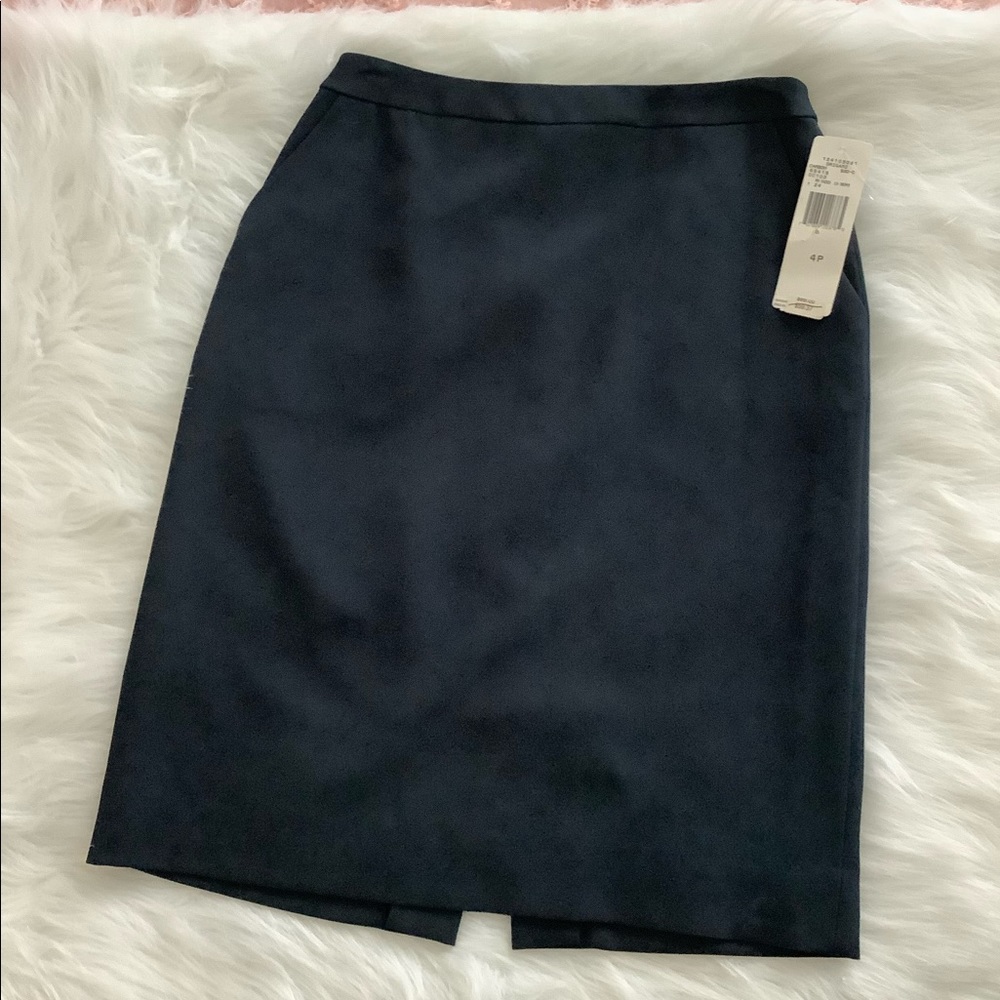 Jones New York Petite Pencil Skirt Navy 4P NWT - Picture 5 of 8
